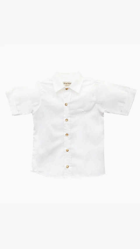 CAMISA MANGA CURTA BRANCO