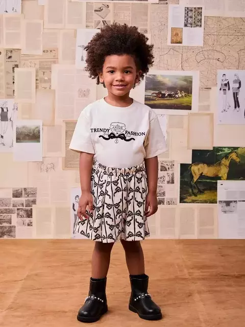 Conjunto Off White com Laços