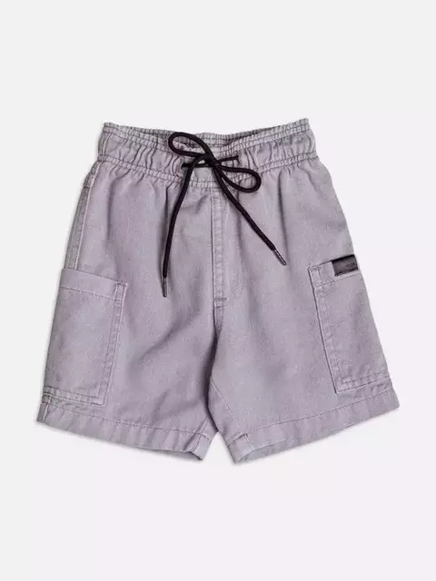 Bermuda Cinza de Sarja