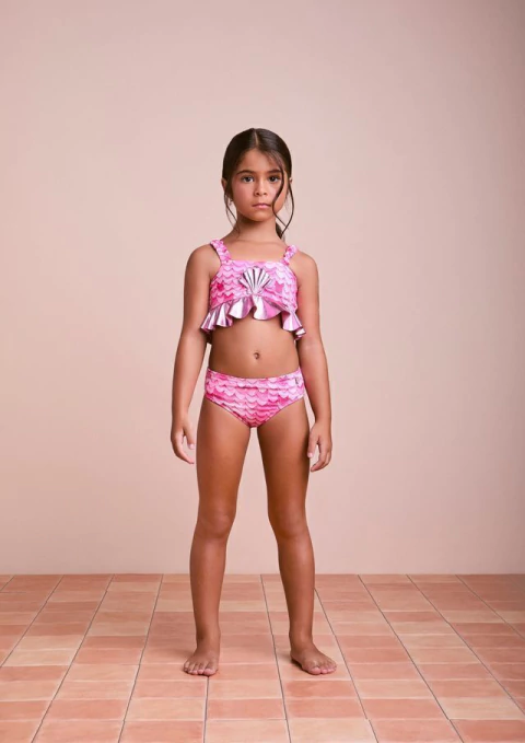 Biquíni de Sereia com Babado