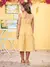 Vestido Amarelo com Maxi Laço - comprar online