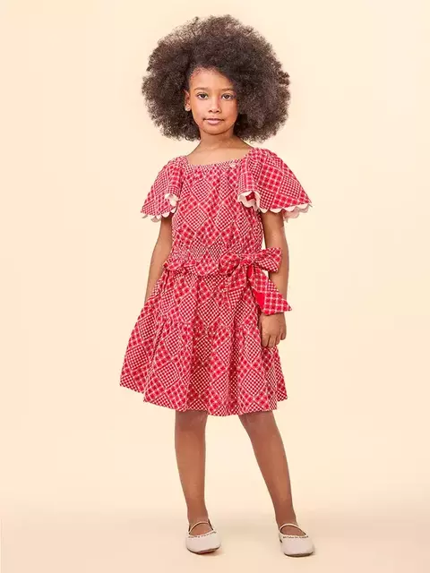 Conjunto Vermelho de Laise Bordado