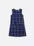 Vestido de Jacquard Xadrez Marinho na internet