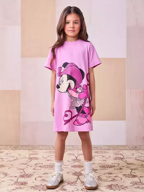 Vestido Rosa Minnie Cowgirl