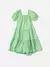 Vestido Verde com Mangas Bufantes - comprar online