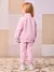 Conjunto de Moletom Rosa com Laços e Strass - comprar online
