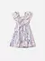 Vestido Infantil Estampado de Laços com Babados na internet