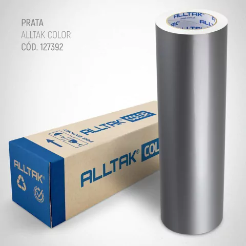 ADESIVO PRATA BRILHO 0.61CM LARGURA