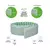 PAINEL RIPADO LAMINADO DE EVA AUTOCOLANTE VERDE - comprar online