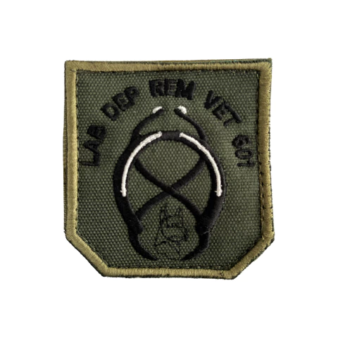 Escudo Parche Bordado Laboratorio y Depósito de Remonta y Veterinaria 601 - comprar online