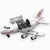 Avião de montar de plástico
