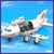 Avião de montar de plástico
