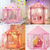 Tenda infantil de princesa com luz