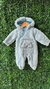 Macacão Baby Inverno Bebê Menino Sherpa C/ Capuz - Novelo Kids