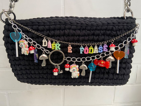 Bolsa Crochê - DARK & FODA-SE