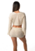 PARADISE - Conjunto tejido BEIGE - wbb design