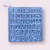 MOLDE DE SILICONA ABECEDARIO LETRAS CHICAS 2 CM