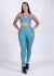 Conjunto Canelado Deep Green Alça Fina - loja online