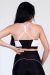 Top Viva Preto com Off - comprar online
