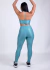 Conjunto Canelado Deep Green Alça Fina