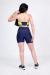 Conjunto Short Viva Marinho com Neon - Go Life Fitness