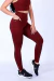 Legging Basic Bolso Vinho - comprar online