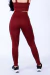 Legging Basic Bolso Vinho