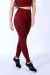 Legging Basic Bolso Vinho