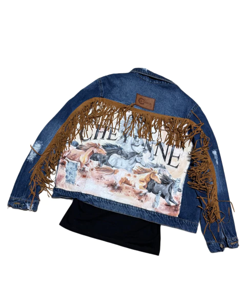 Jaqueta jeans nômade CHEYENNE - comprar online
