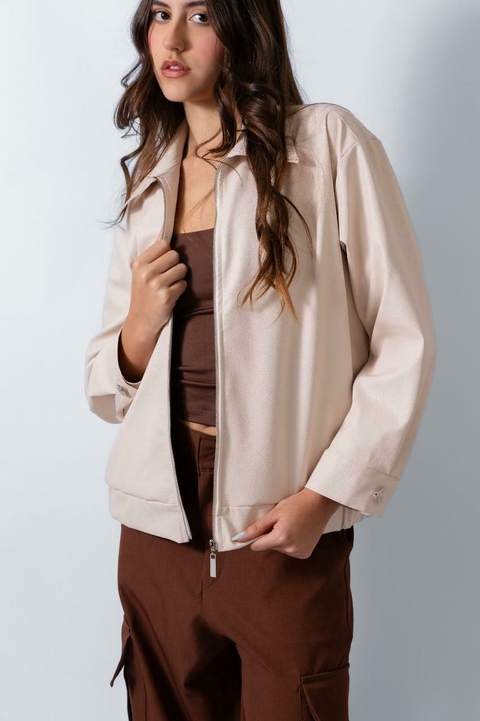 Jaqueta Textures Couro PU - comprar online