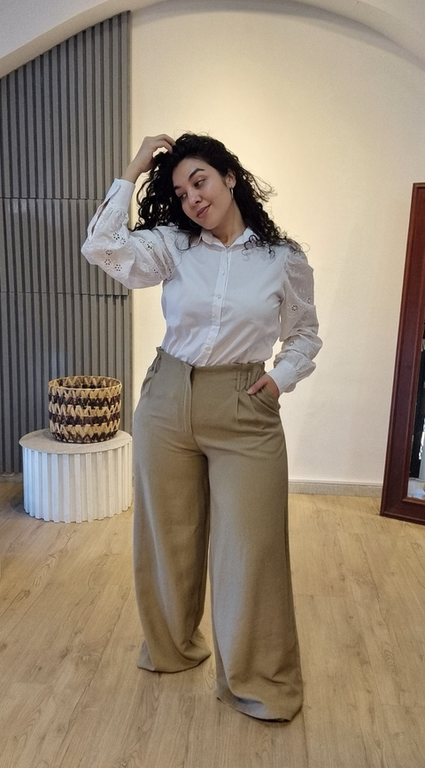 PALAZO SASTRERO PINZADO TALLES M AL 3XL