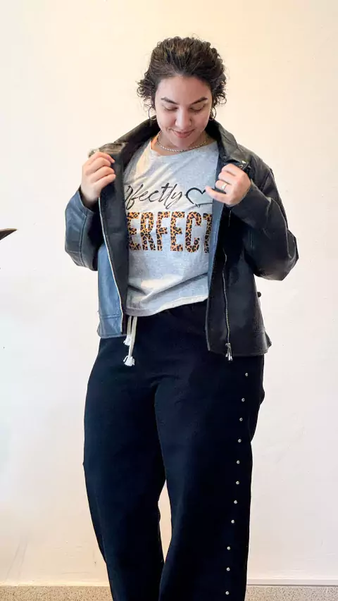 CAMPERA DE ECO CUERO CLÀSICA DEL 3XL AL 6XL