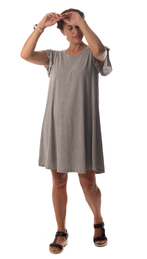 VESTIDO MODAL MANGAS CORTAS TALLES DEL 2 al 5