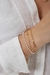 Pulseira correntaria dourado - comprar online