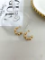 Argola esferas dourado - comprar online