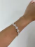 Pulseira trevo cravejado max prata na internet