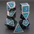 Conjunto de dados de metal 7pcs - Escamas de Dragão | RPG/D&D, Pathfinder - loja online
