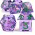 Conjunto de dados 7pcs - Corais | RPG/D&D, Pathfinder, Tormenta - loja online
