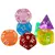 Conjunto de Dados 7pcs Translúcidos | RPG/D&D, Pathfinder