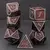 Conjunto de dados de metal 7pcs - Escamas de Dragão | RPG/D&D, Pathfinder - loja online
