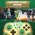 Controle Bluetooth com NFC para Amiibo Switch e PC