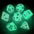 Conjunto de dados 7pcs - Brilha no escuro | RPG/D&D, Pathfinder - comprar online