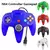 Controle Classico N64 USB com fio para Jogos Retro