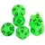Conjunto de dados 7pcs - Brilha no escuro | RPG/D&D, Pathfinder