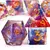 Conjunto de dados 7pcs - Corais | RPG/D&D, Pathfinder, Tormenta na internet