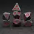 Conjunto de dados poliédricos estilo Mármore RPG/D&D - 7 Pcs
