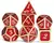 Conjunto de dados de metal 7pcs - Coloridos | RPG/D&D, Pathfinder - comprar online