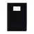 Cuaderno Talbot 17x25 Tapa Flexible 40 Hojas Rayado - Negro