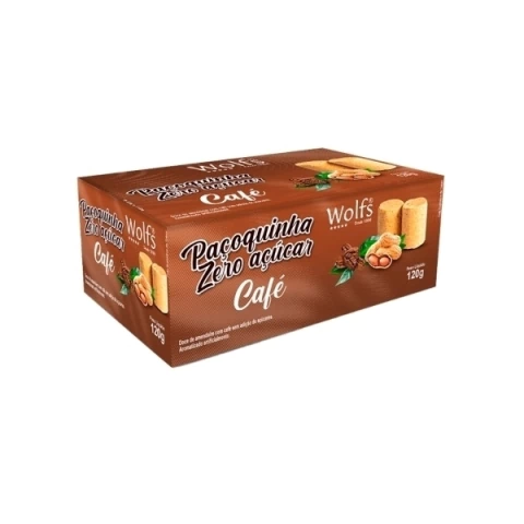 Paçoquinha Zero Açúcar Café 120g - comprar online