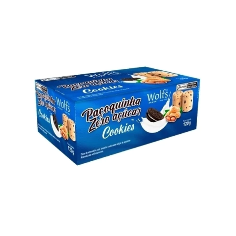 Paçoquinha Zero Açúcar Cookies 120g - comprar online